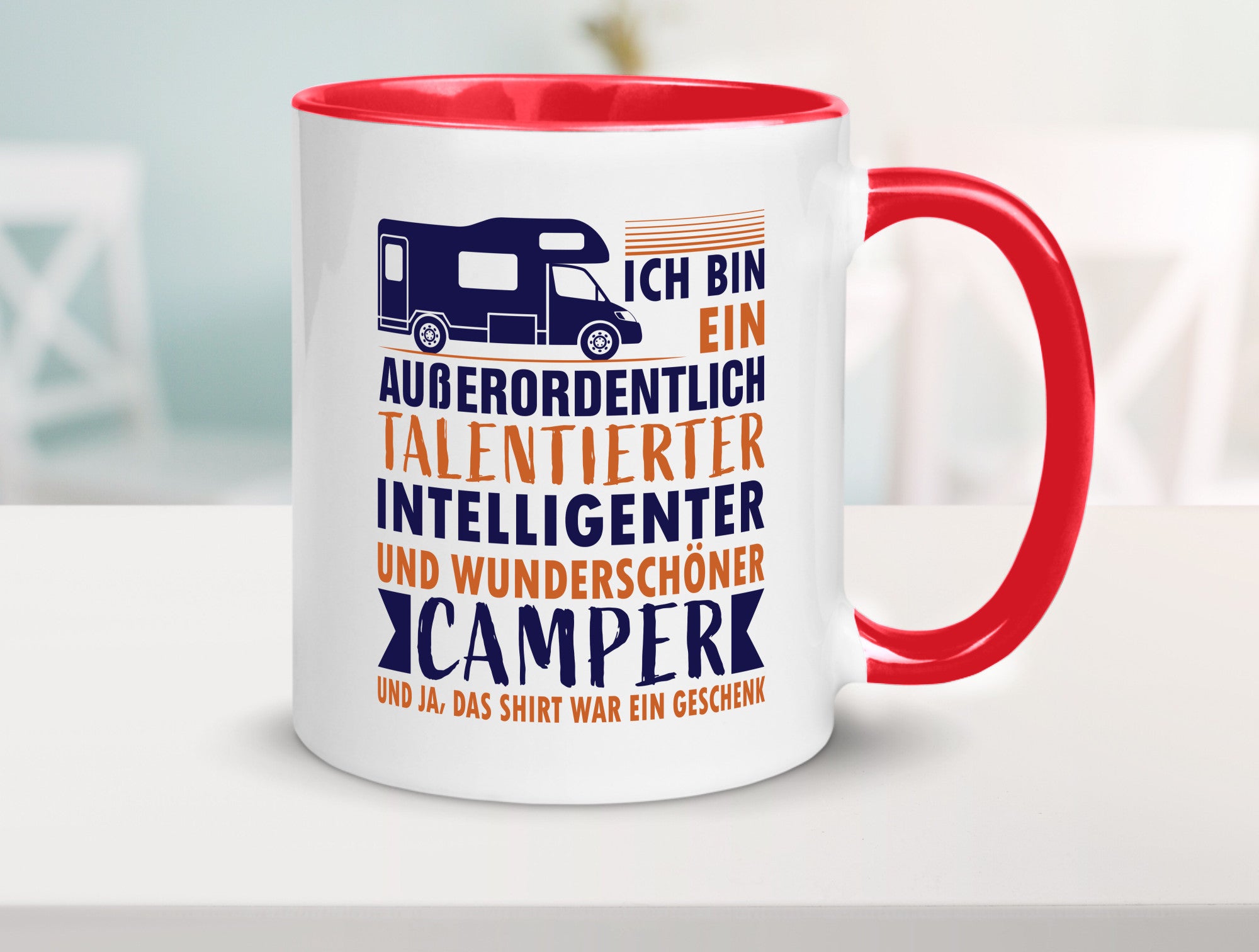 Talentierter | Intelligenter Wunderschöner Camper lustiger Spruch Geschenk