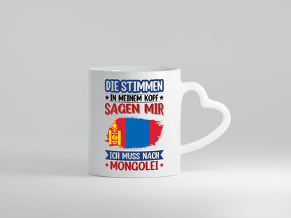 Mongolei | Urlaub Stimmen in meinem Kopf Traumland Geschenk Humor Geschenkidee