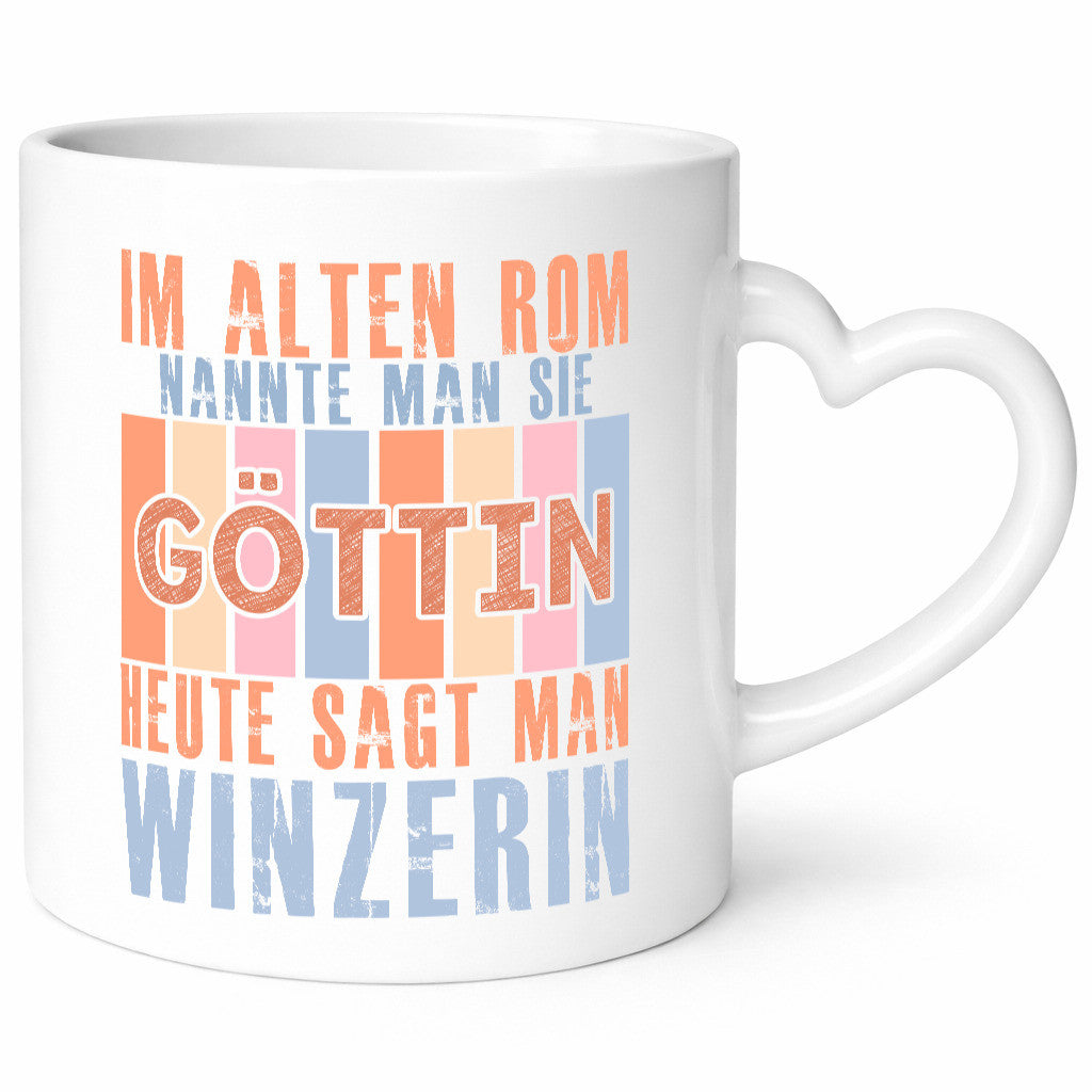 Heute sagt man: Winzerin | Weinbauer Wein Geschenkidee Humor Tasse