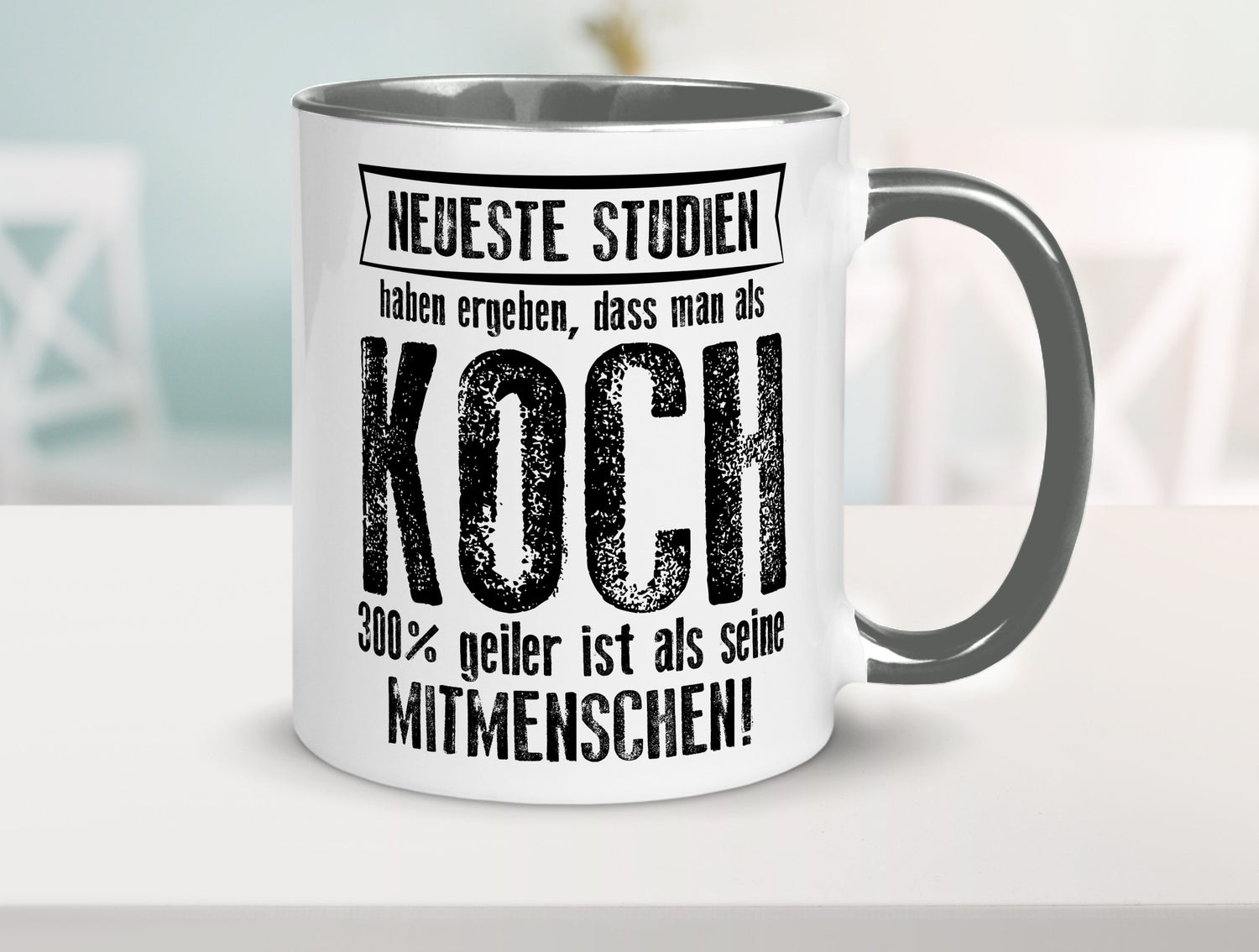 Neuste Studien: Koch | Chefkoch Humor Arbeit Kollegen Büro Geschenkidee Tasse