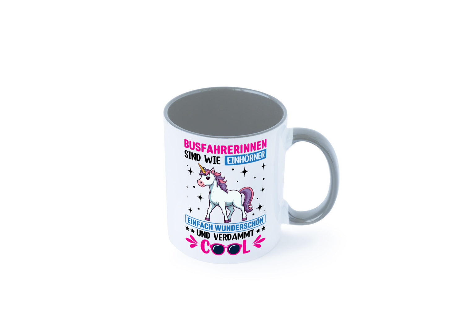 Bussfahrerinen sind wie einhorner | Einhorn Bussfahrerin Geschenkidee Humor