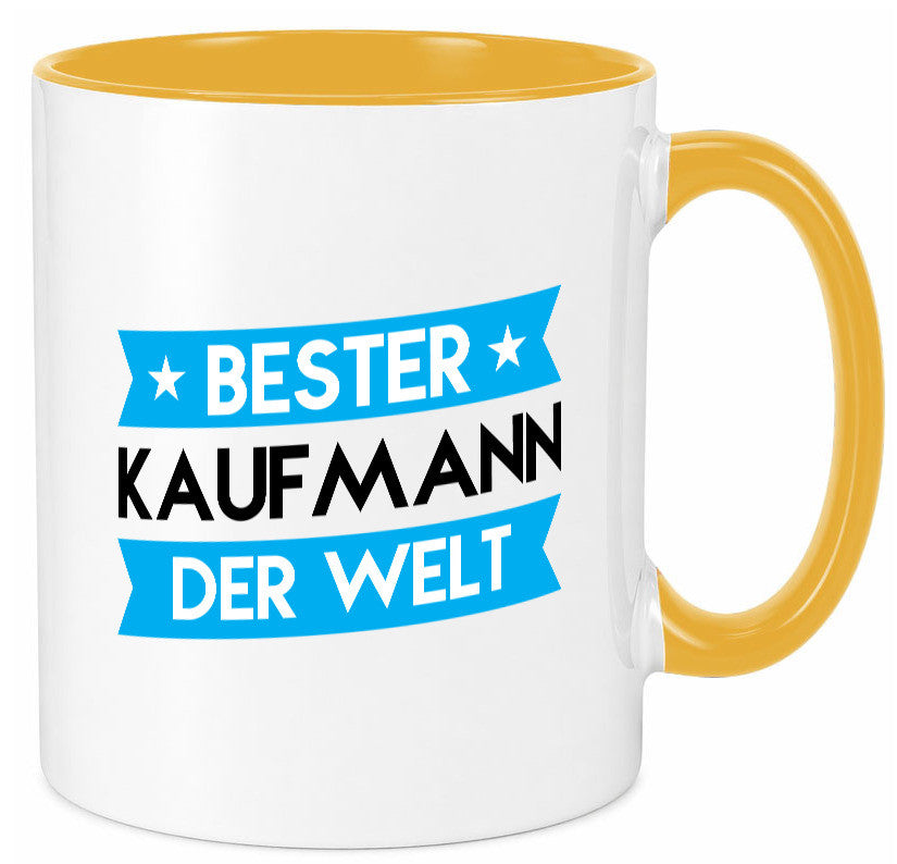 Bester Kaufmann Kaufmänner lustiger Spruch Geschenk Humor Geschenkidee Tasse