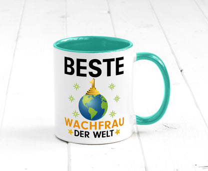 Welt Beste Wachfrau | Wachpersonal Nachtwächter Geschenk Humor Geschenkidee