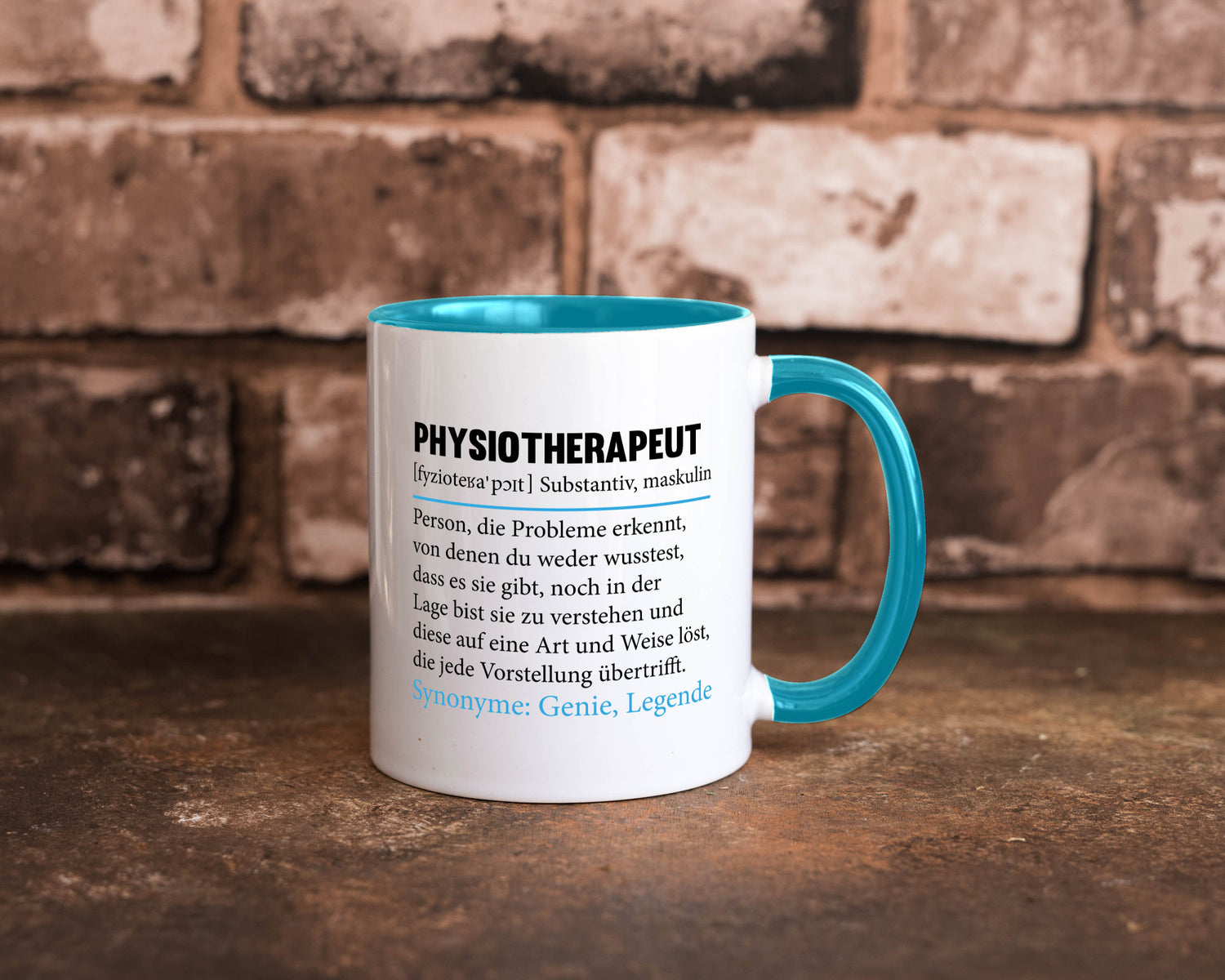 Physiotherapeut | Beruf Spruch Text lustig v2 Humor Arbeit Kollegen Büro
