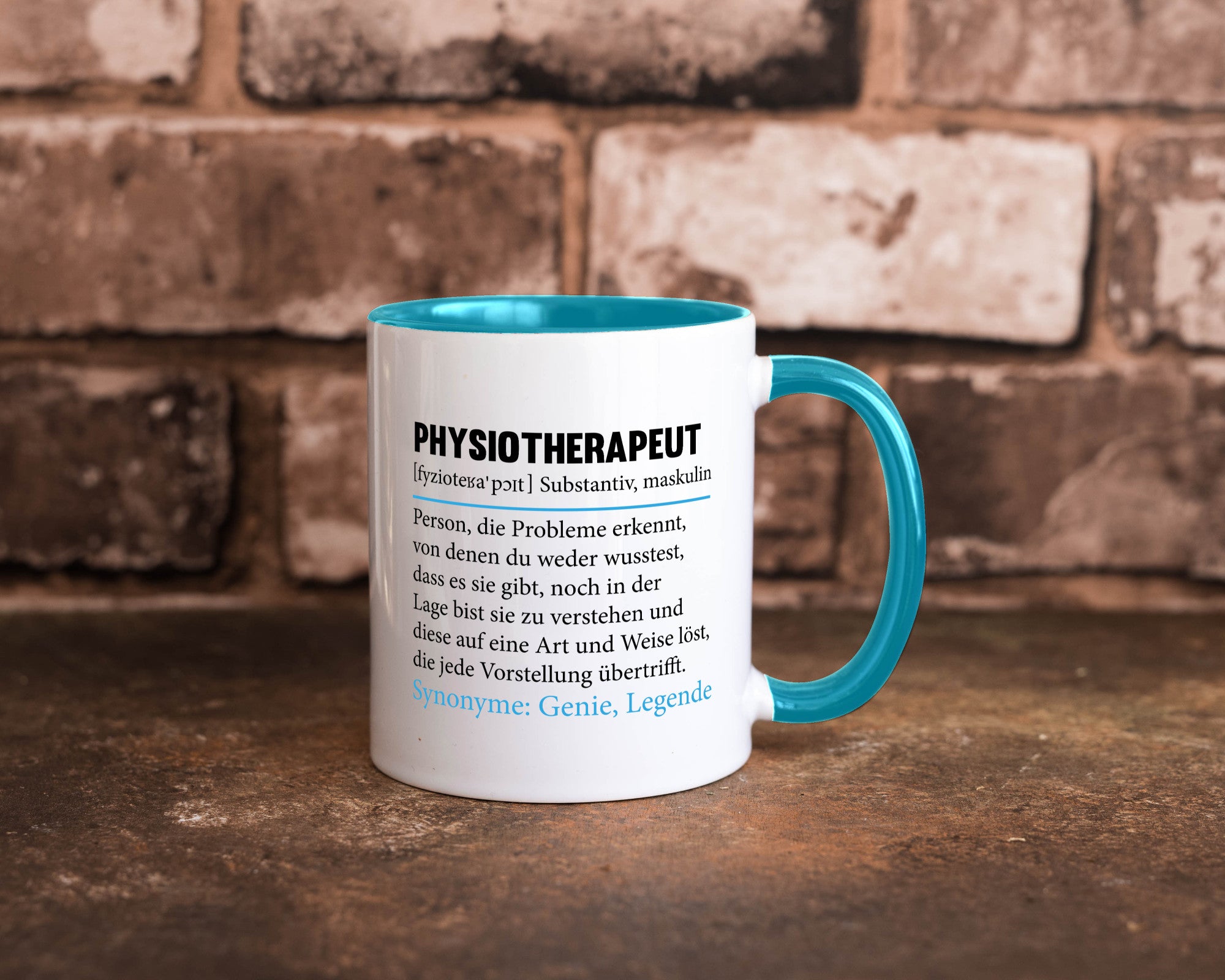 Physiotherapeut | Beruf Spruch Text lustig v2 Humor Arbeit Kollegen Büro
