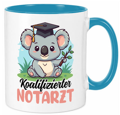 Koalifizierter Notarzt | Arzt Geschenk Humor Geschenkidee lustiger Spruch Tasse