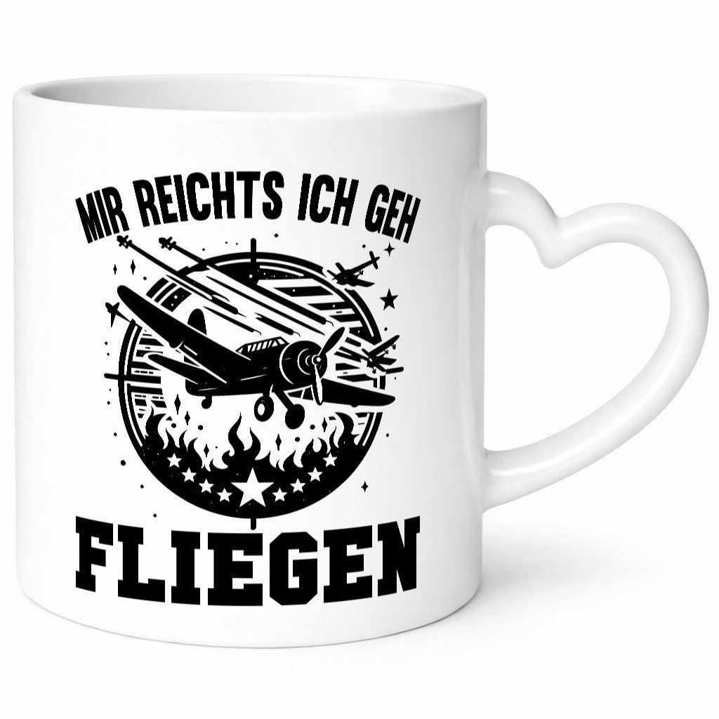Mir reicht ich geh Fliegen | Flugzeug Pilot Humor Geschenkidee Tasse