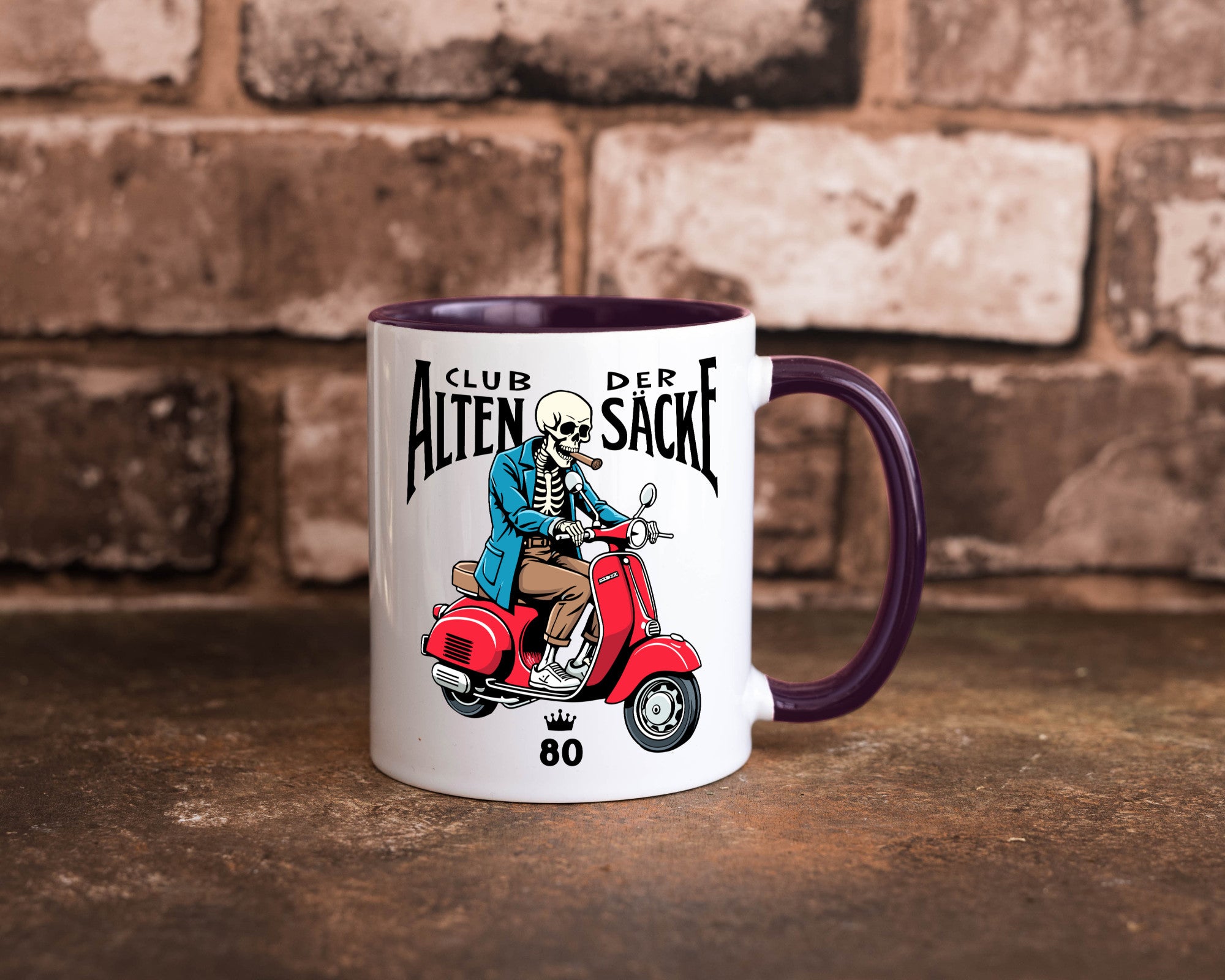 80. Geburtstag | 80 Jahre Club der alten Säcke v2 Humor Geschenkidee Tasse