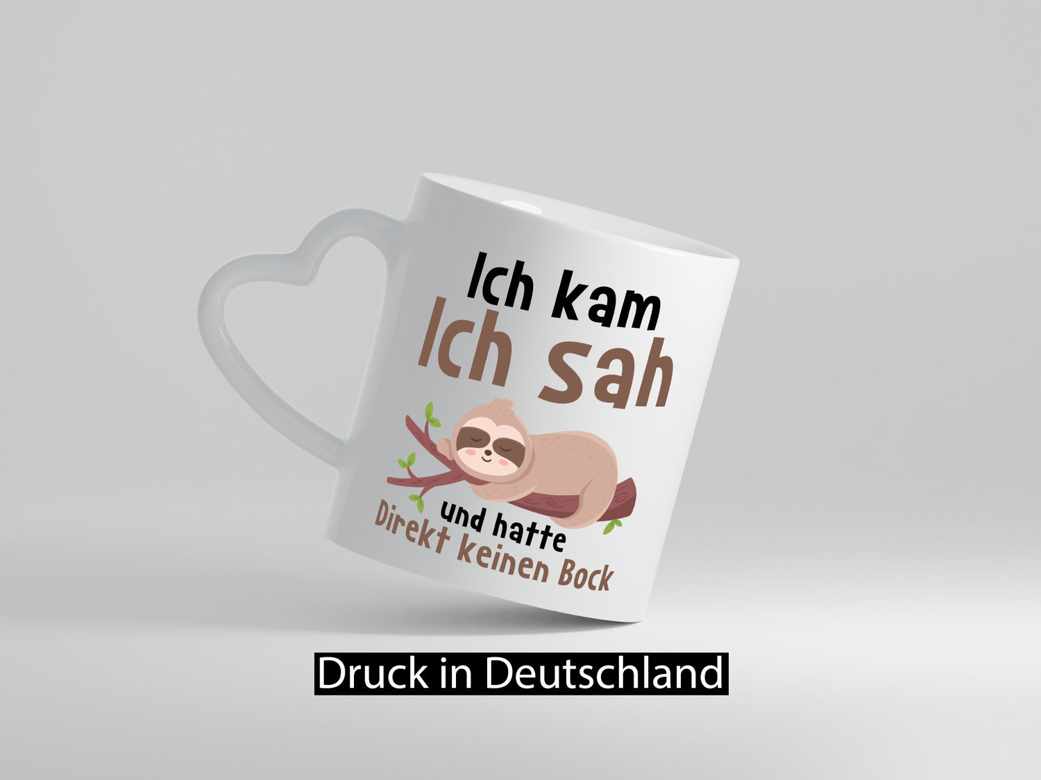 Keinen Bock | müdes Faultier Faulpelz Comic Schlafen Geschenkidee Tierliebhaber