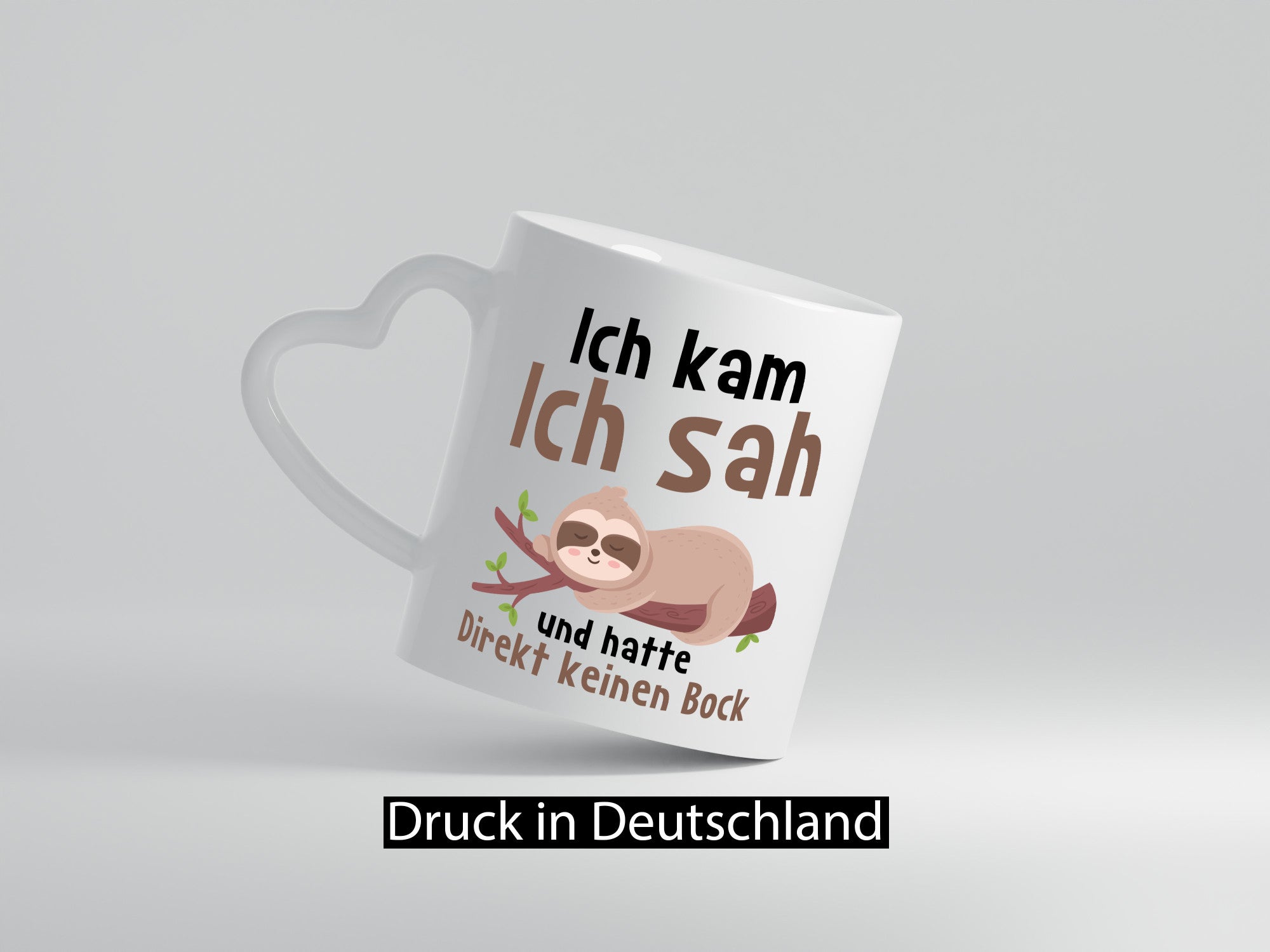 Keinen Bock | müdes Faultier Faulpelz Comic Schlafen Geschenkidee Tierliebhaber