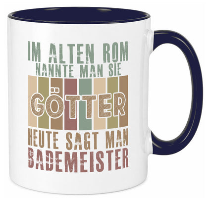 Heute sagt man: Bademeister | Rettungsschwimmer lustiger Spruch Geschenk Humor
