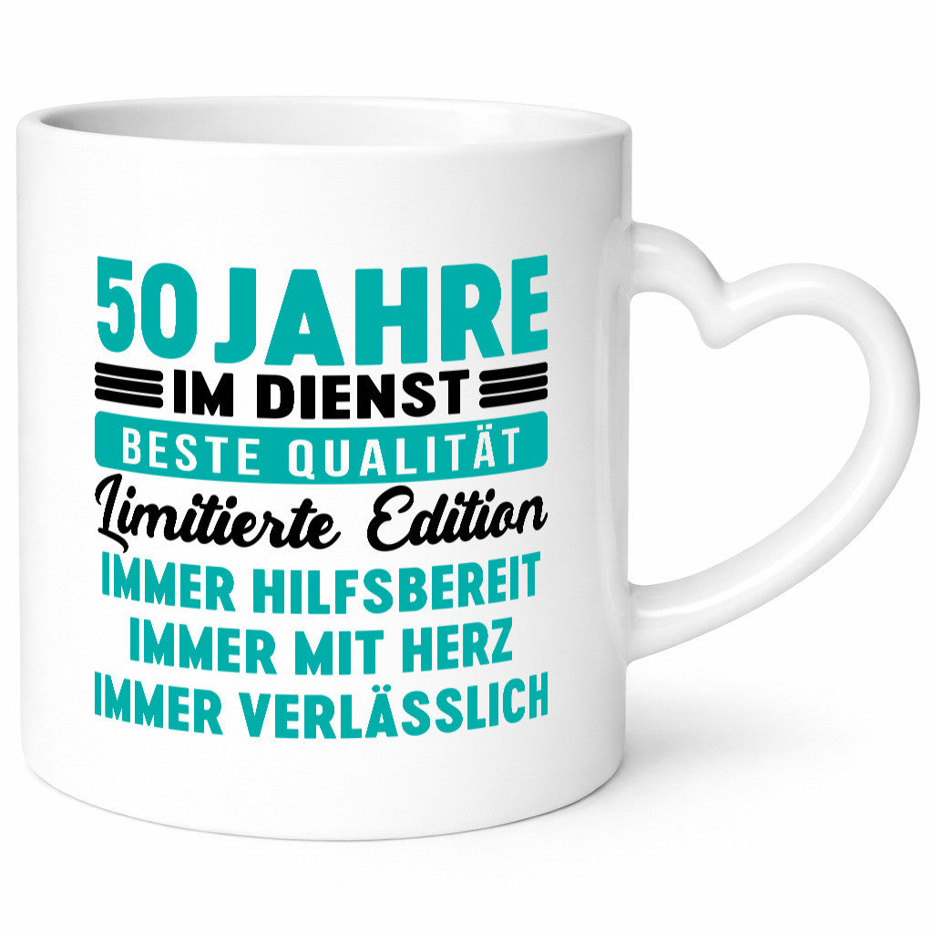 50 Jahre im Dienst | Jubiläum Arbeit v5 lustiger Spruch Geschenk Kollegen Büro