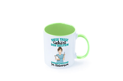 Im Universum: Zahnarzthelferin | Zahnmedizin Humor Geschenkidee Tasse