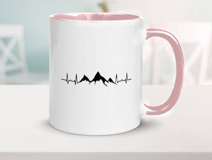 Berge Motiv | Alpen Skifahren Skiurlaub Apres Ski Geschenkidee Humor Tasse