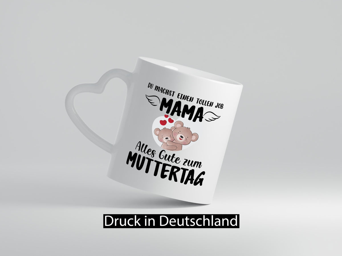 Alles gute zum Muttertag | Mama ist die Beste Geschenkidee Familie Humor Tasse