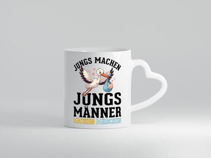 Männer machen Mädchen | Schwangerschaft verkündung Humor Geschenkidee Tasse