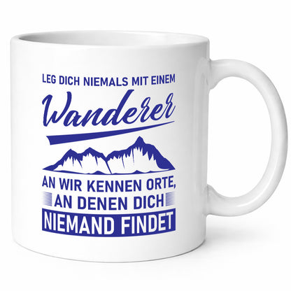 Wanderer kennen Orte, an denen dich niemand findet | Berge lustig Humor