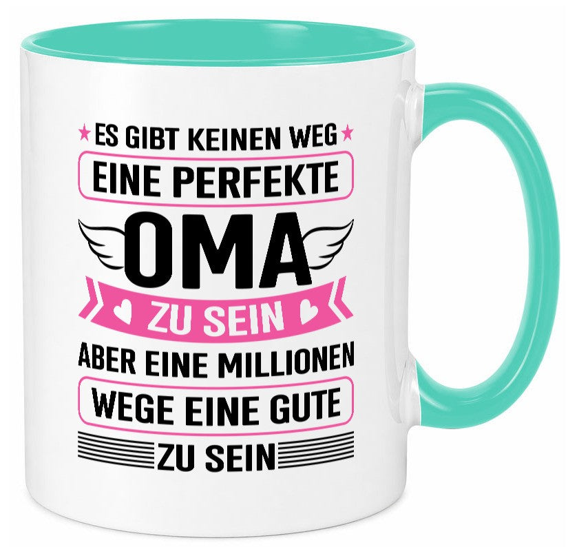 Ich bin eine gute Oma | Großmutter Beste der Welt lustiger Spruch Geschenk Tasse