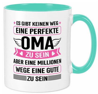 Ich bin eine gute Oma | Großmutter Beste der Welt lustiger Spruch Geschenk Tasse