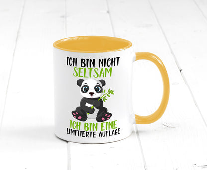 Ich bin nicht seltsam | süßer Pandabär lustiger Spruch Humor Geschenkidee Tasse