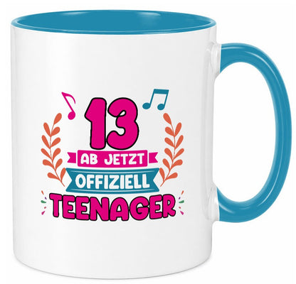 13. Geburtstag | Mädchen Tasse Teenager Spruch vl10 Geschenkidee Humor