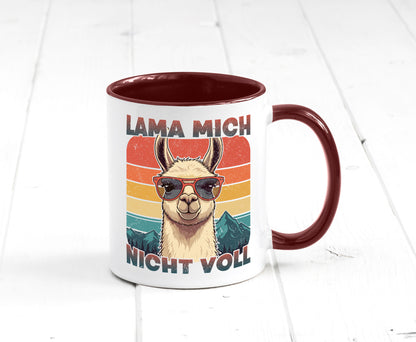 Lama mich nicht voll | Alpaka Kamel Retro lustig Humor Geschenkidee Geschenk