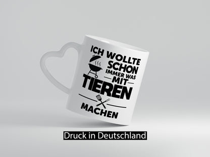 Wollte schon immer was mit Tiere machen | Grillmeister Humor Tierliebhaber