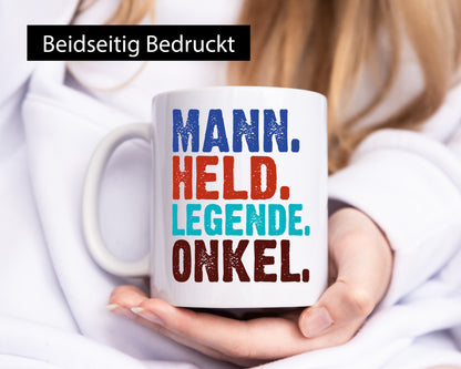 Legende Onkel | Männer Tasse Patenonkel Humor Mann lustig Geschenkidee Geschenk
