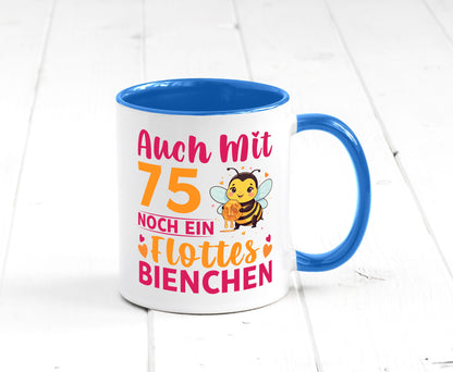 75. Geburtstag | Flottes Bienchen 75 Jahre v2 Geschenk Geschenkidee lustiger