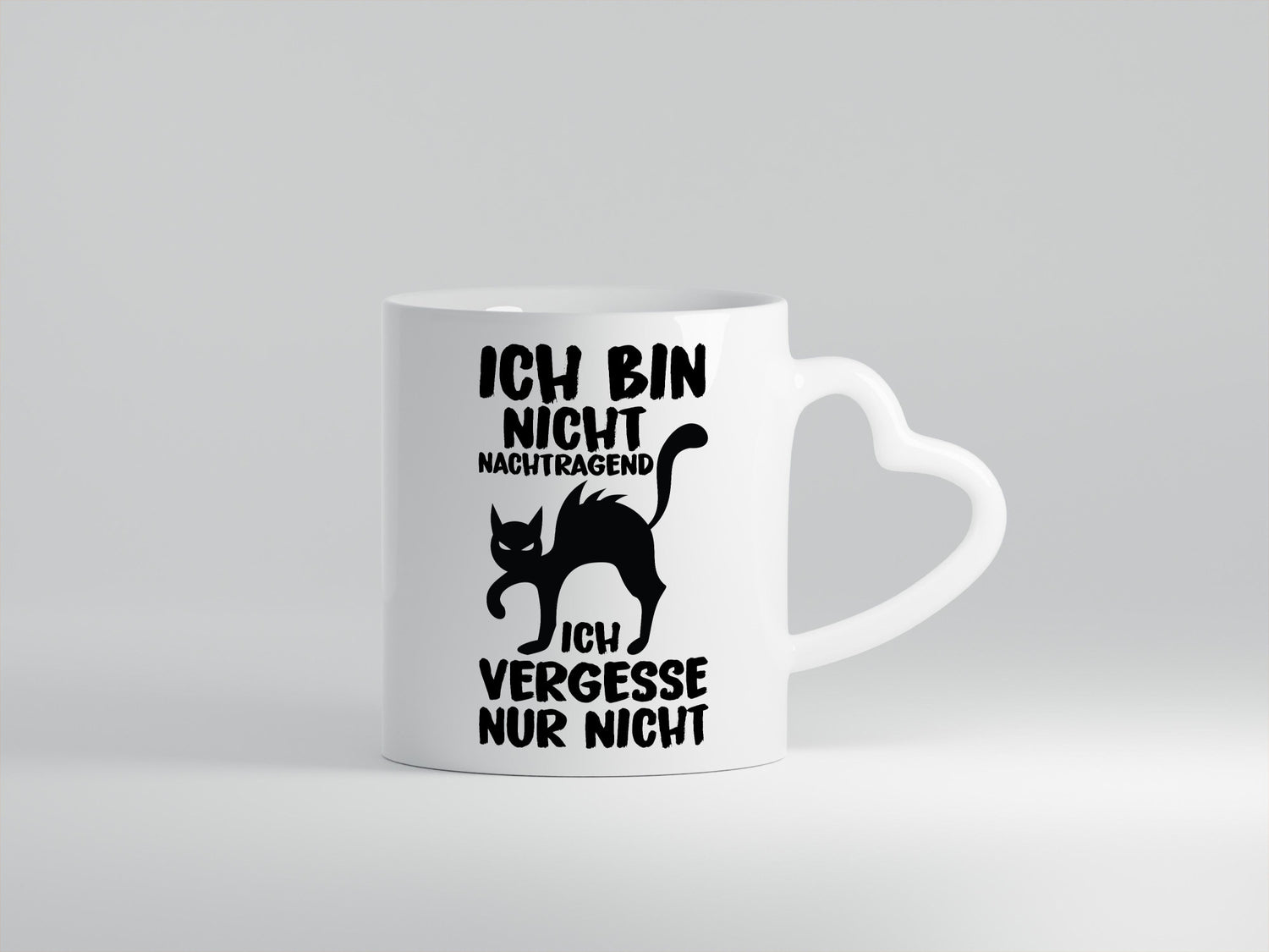 Ich vergesse nur nicht | Nachtragend böse Katze Comic Geschenk Tierliebhaber