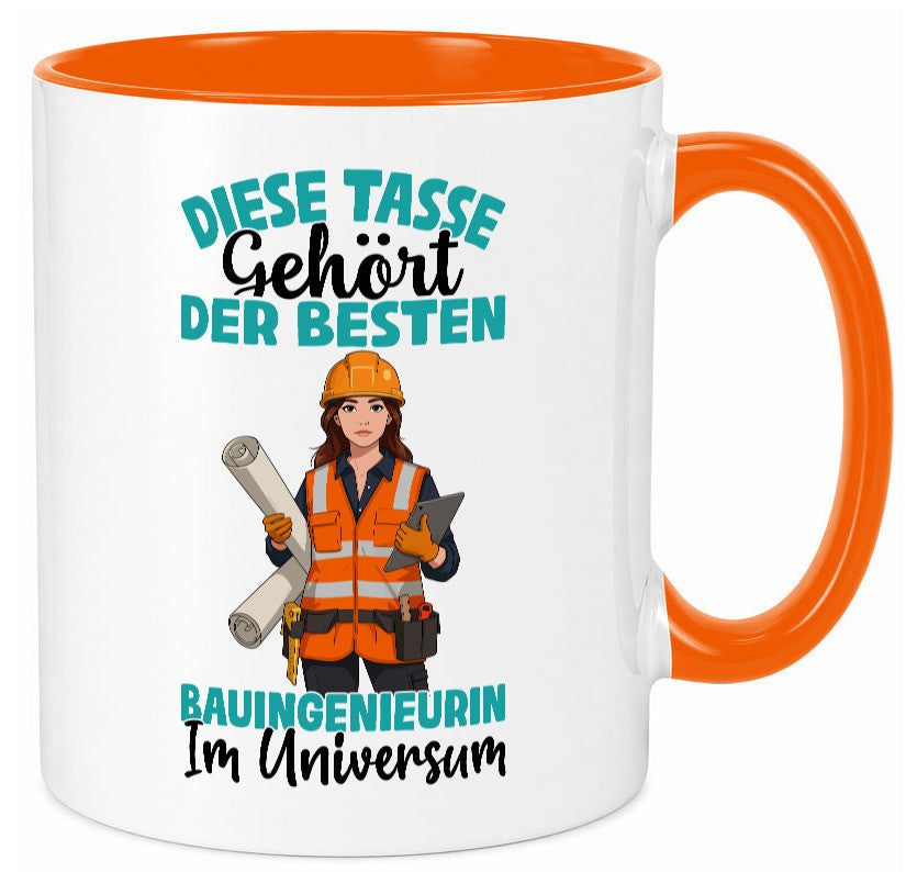 Im Universum: Bauingenieurin | Ingenieurin lustiger Spruch Geschenk Humor