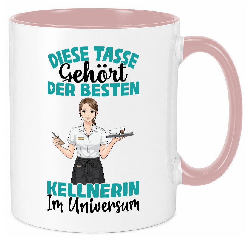 Im Universum: Kellnerin | Beruf kellnern Bedienung Geschenkidee Arbeit Kollegen