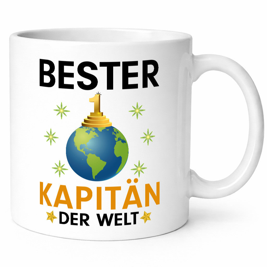 Welt Bester Kapitän | Schiffskapitän Schiff Geschenkidee Humor Tasse