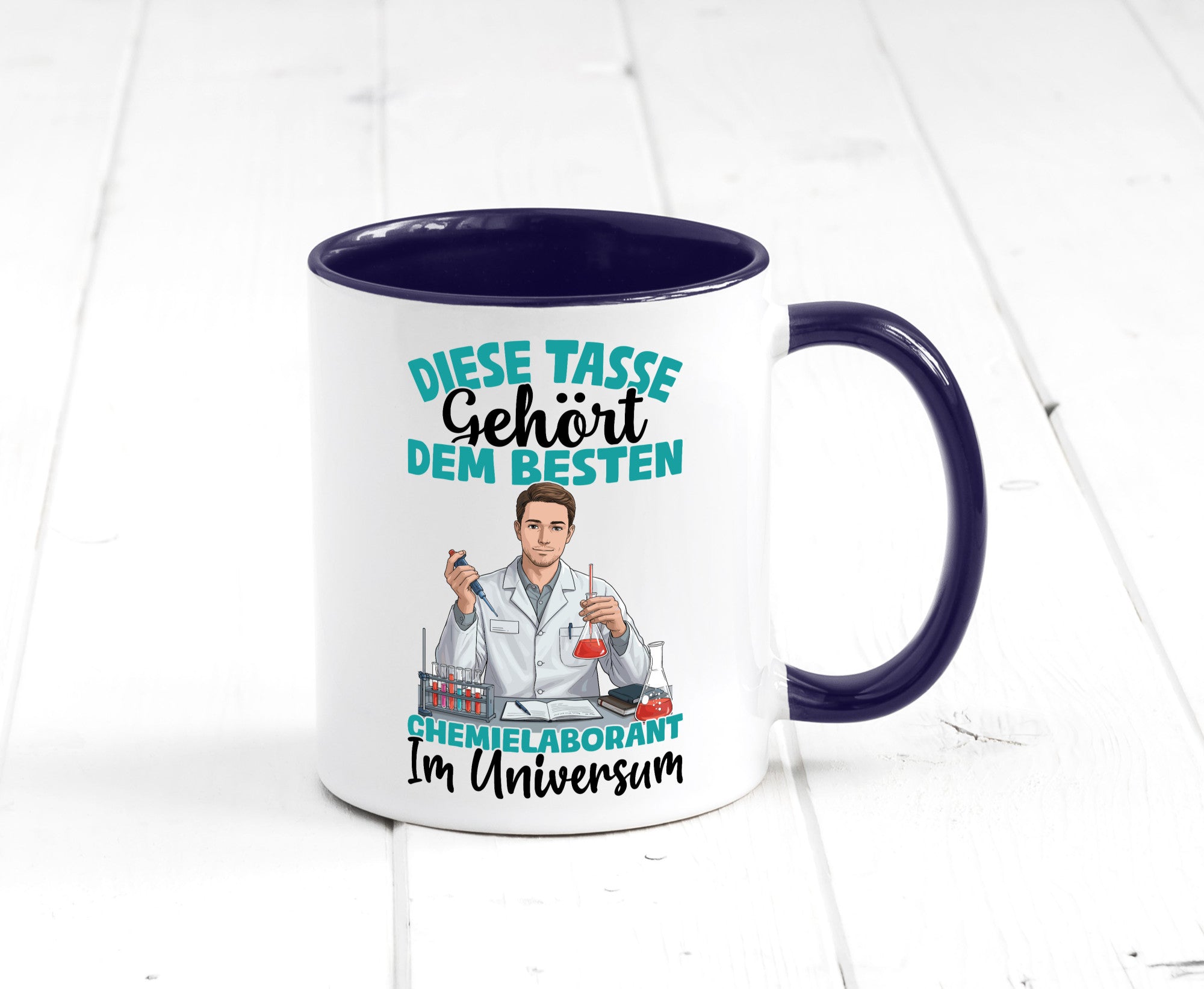 Im Universum: Chemielaborant | Laborant Chemie Humor Geschenkidee Tasse