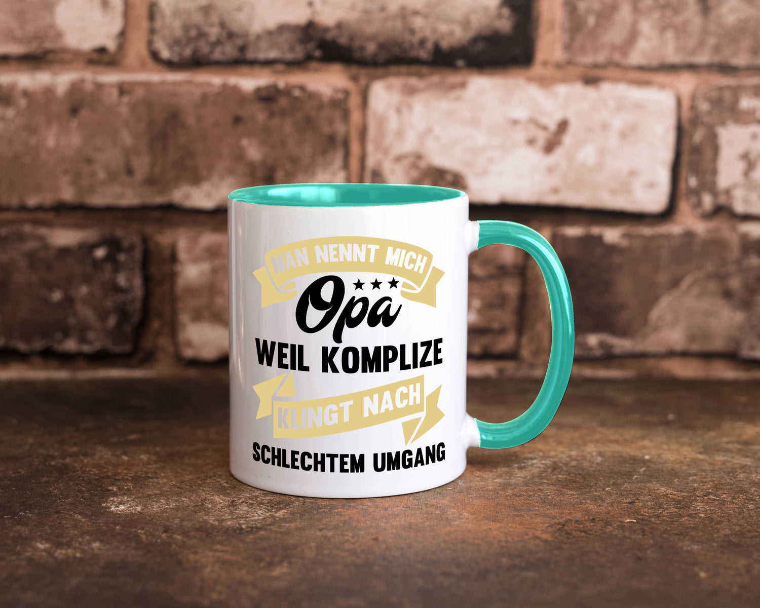 Man nennt mich Opa | Bester der Welt Humor Familie Geschenkidee Tasse