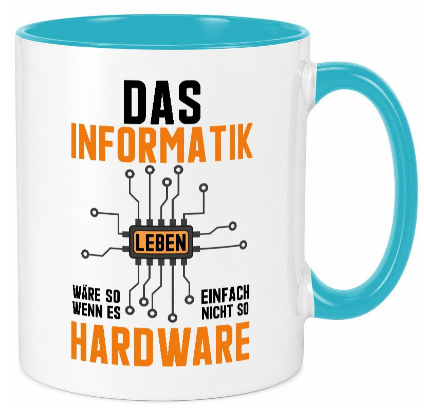 Informatik Leben | Hardware Nerd Software Entwickler Geschenkidee Humor Tasse