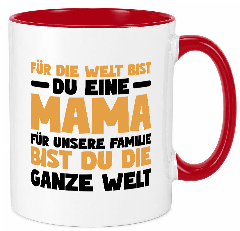 Beste mama der Welt vl8 lustig Familie Geschenkidee Geschenk Tasse