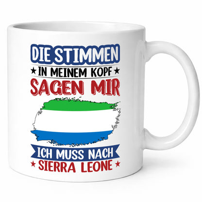 Sierra Leone | Urlaub Stimmen in meinem Kopf Traumland v2 lustig Humor