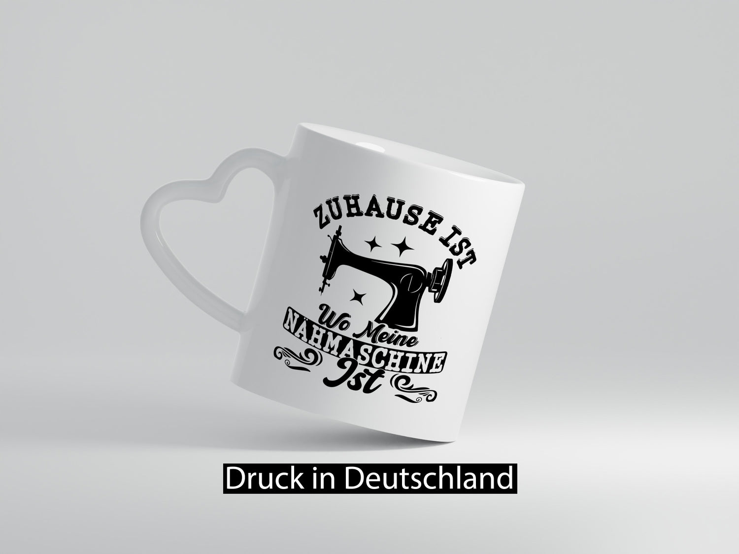 Zuhause ist wo meine nähmaschiene | Nähen Geschenk Humor Geschenkidee lustiger