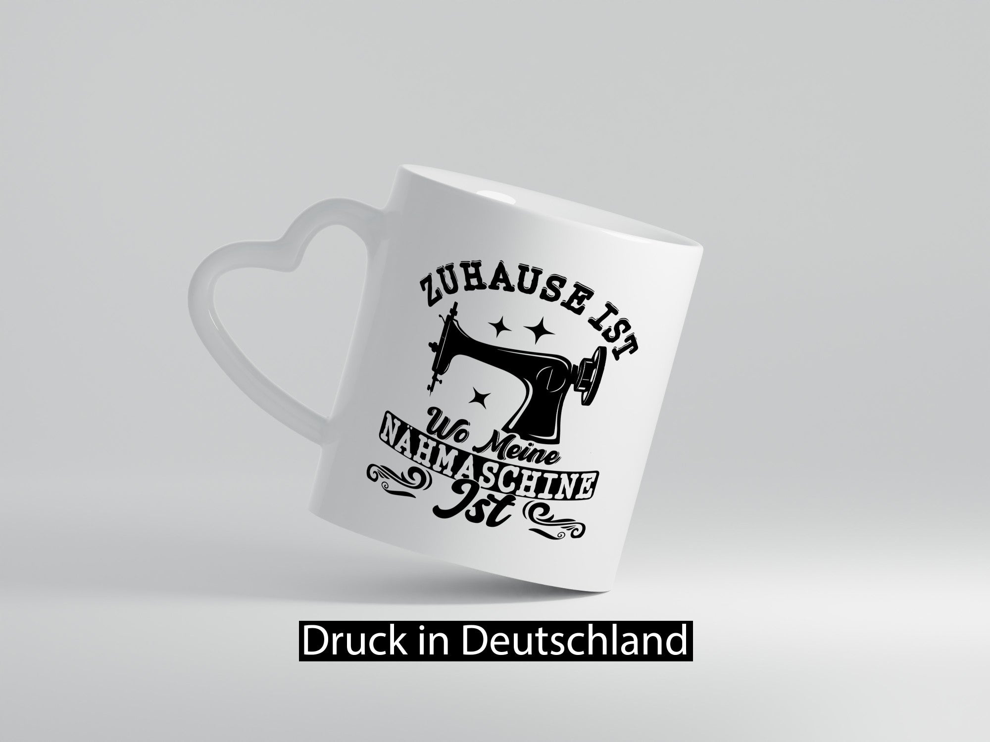 Zuhause ist wo meine nähmaschiene | Nähen Geschenk Humor Geschenkidee lustiger