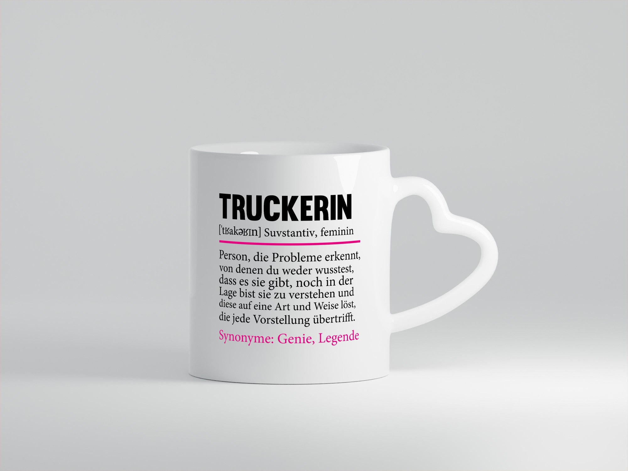 Truckerin | Spruch LKW Fahrerin Beruf Humor Geschenk Arbeit Kollegen Büro