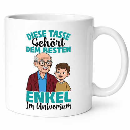 Im Universum: Enkel | Großmutter Großvater Oma Opa lustig Familie Geschenkidee