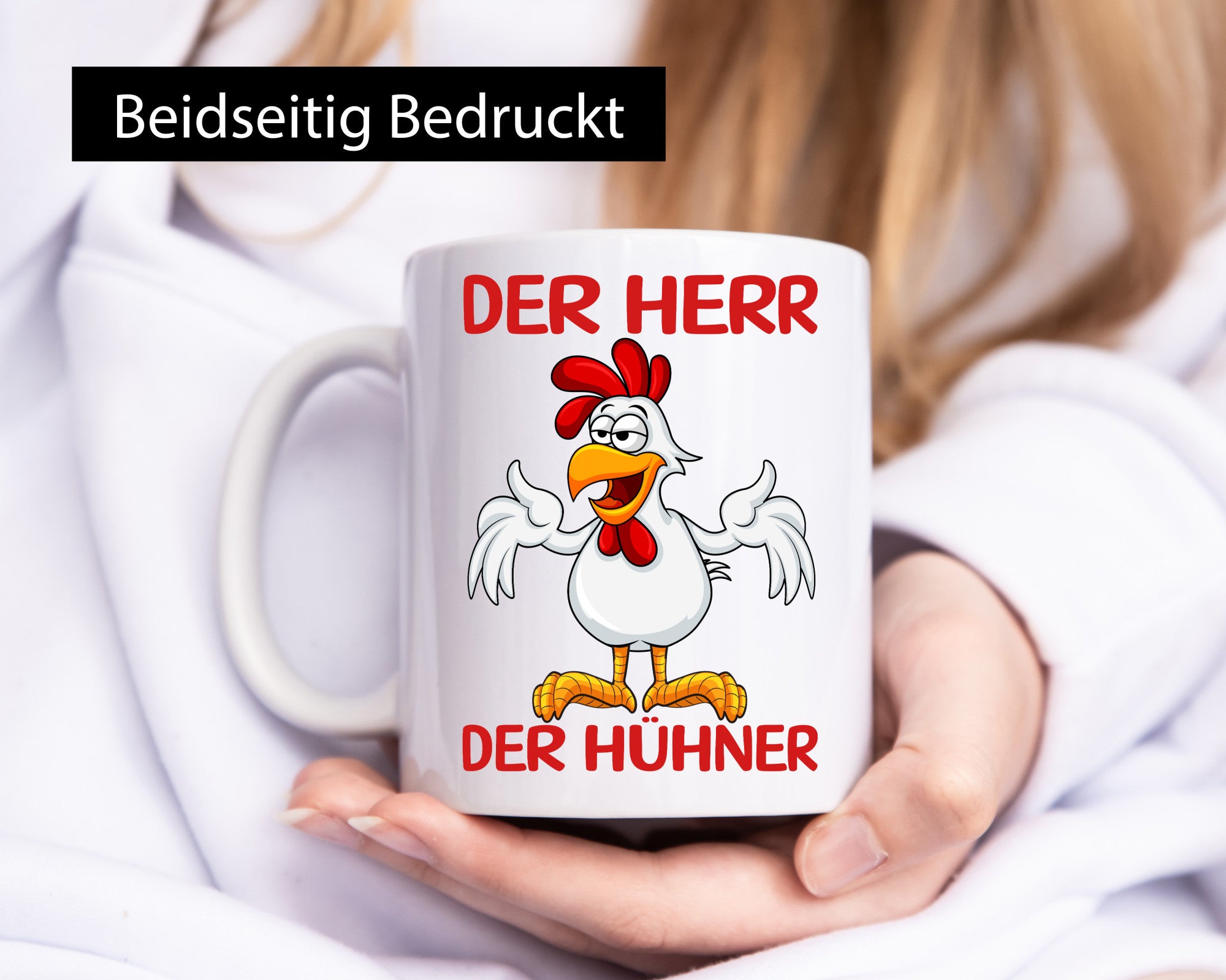 Der Herr Hühner | Bauernhof Hühnerstall Landwirt Geschenk Humor Geschenkidee