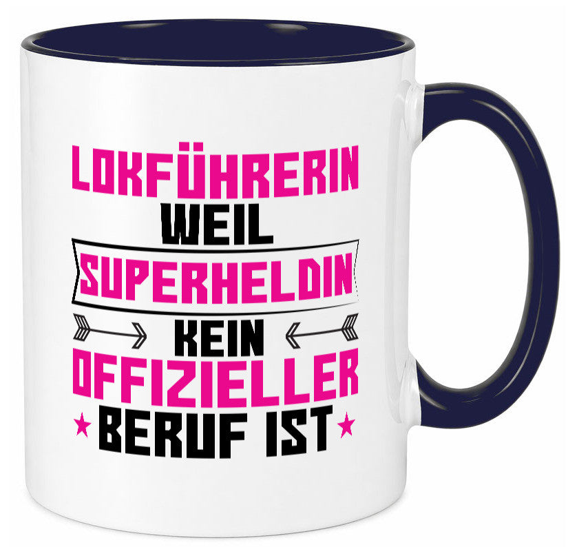 Superheldin Lokführerin | Zug Beruf Geschenk Arbeit Kollegen Büro lustiger