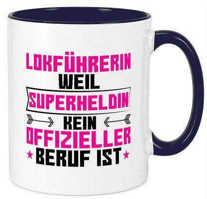 Superheldin Lokführerin | Zug Beruf Geschenk Arbeit Kollegen Büro lustiger