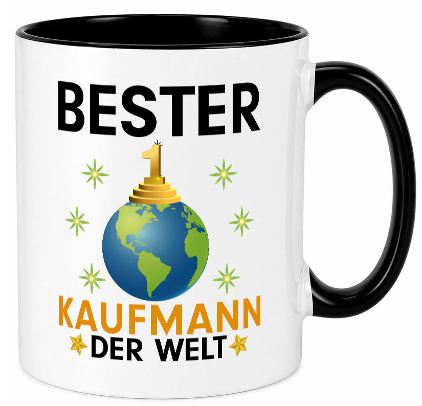 Welt Bester Kaufmann Kaufmänner Geschenk Humor Geschenkidee lustiger Spruch Tasse