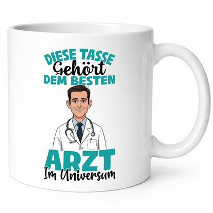 Im Universum: Arzt | Medizin Doktor Facharzt Humor Geschenkidee Tasse