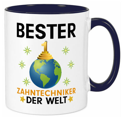 Welt BesterZahntechniker | Zahnmedizin lustig Humor Geschenkidee Geschenk Tasse