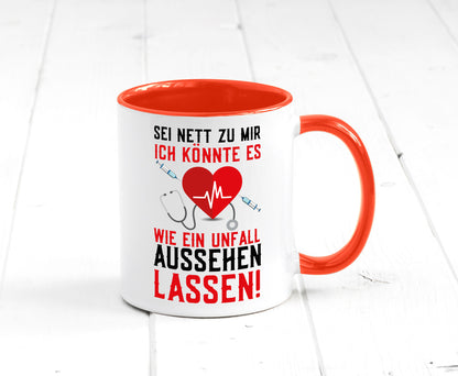 Sei nett zu mir | Krankenschwester Arzt Klinik Spritze v2 lustig Humor
