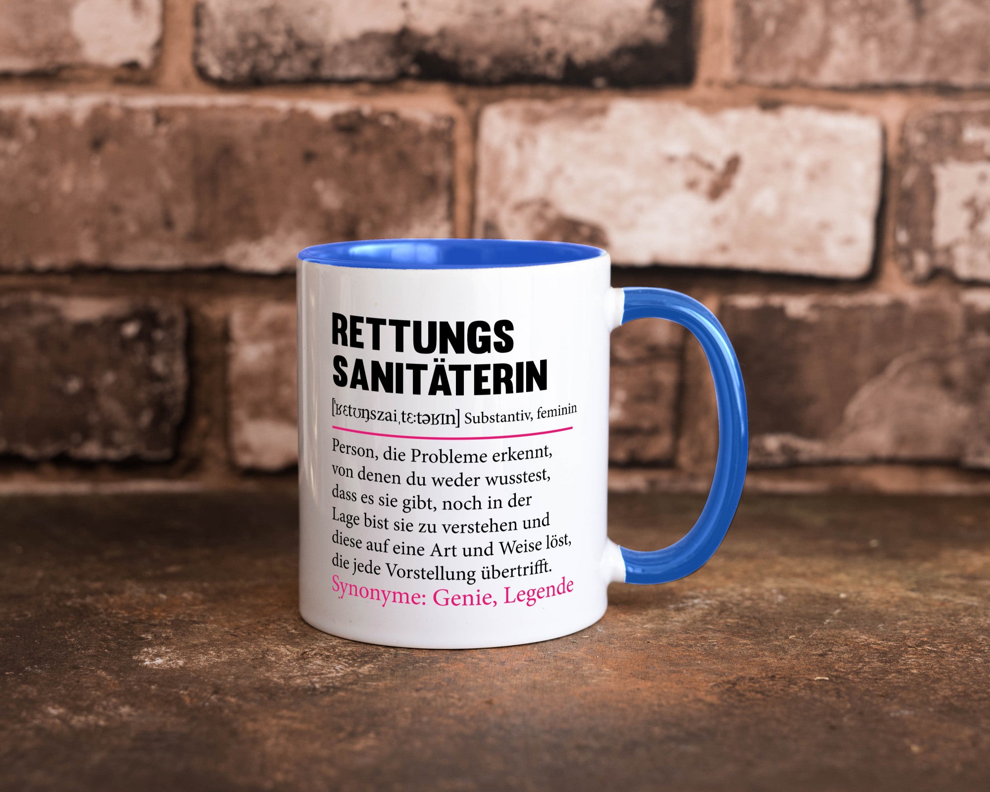 Rettungssanitäterin | Beruf Sanitäter Spruch v2 Humor Arbeit Kollegen Büro